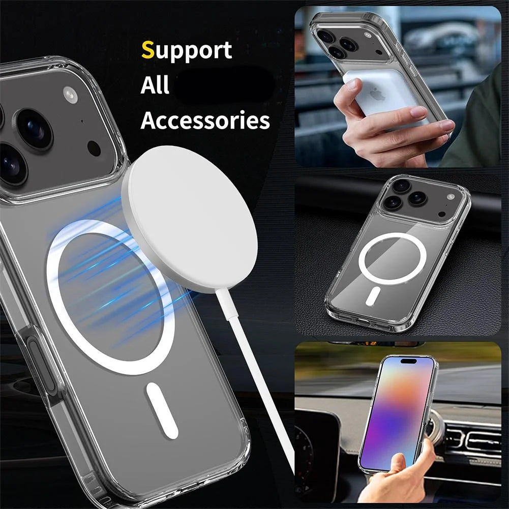 Phone Case Cover for Iphone 17/17 Air/17 Pro/17 Pro Max, Shockproof Dropproof Clear Shell Cover
