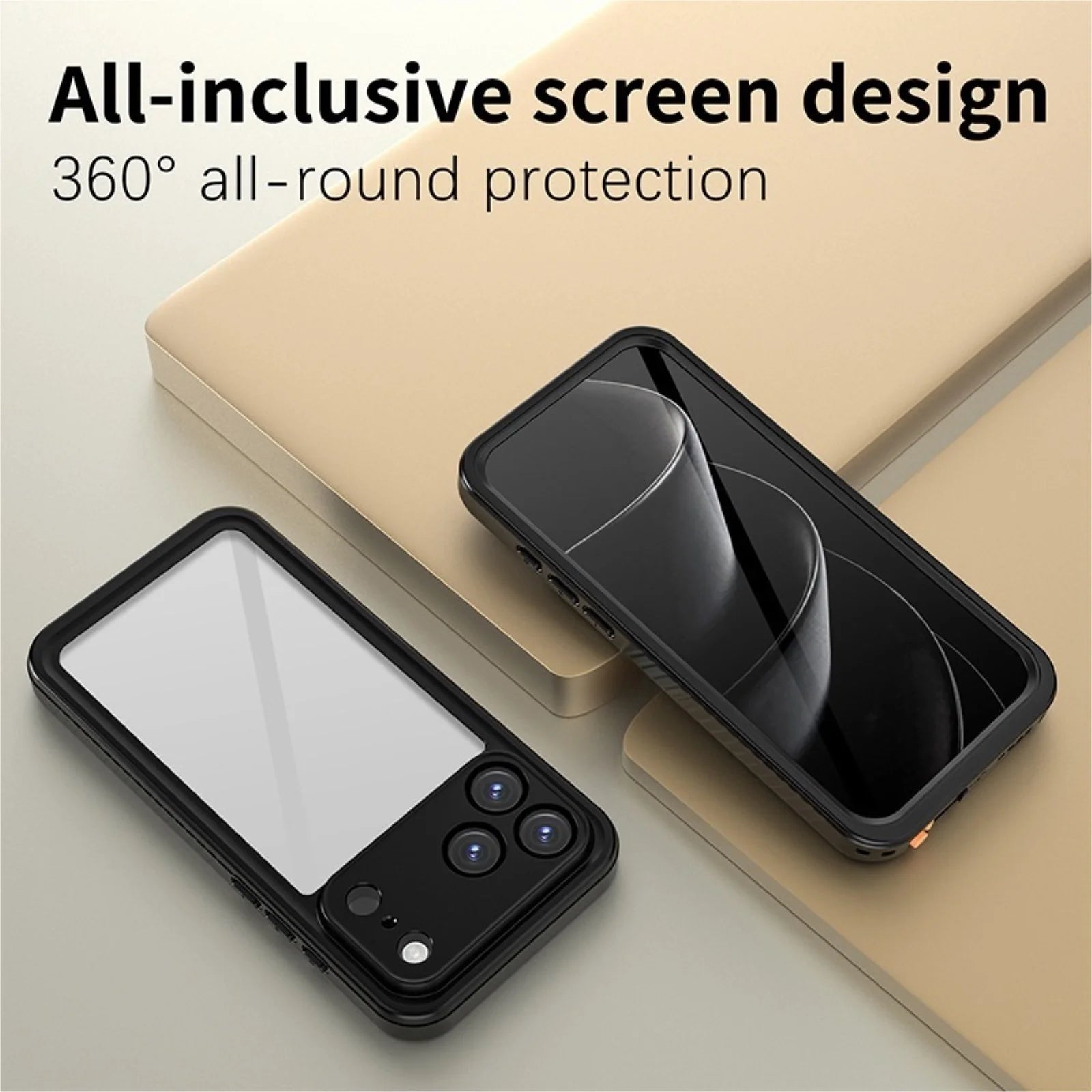 For Iphone 17/17 Air/17 Pro Waterproof Case, Diving & Shockproof Rugged Cover