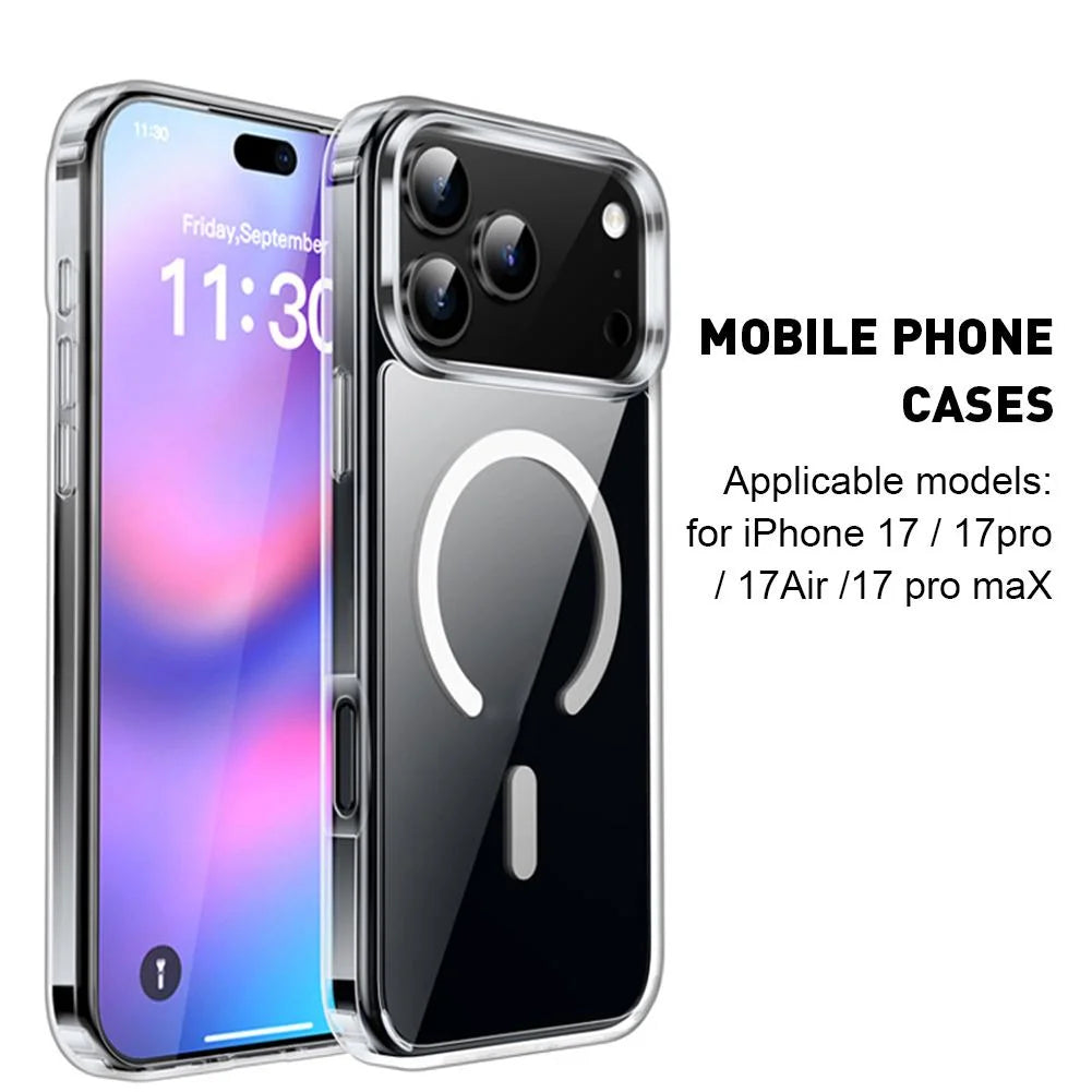 Phone Case Cover for Iphone 17/17 Air/17 Pro/17 Pro Max, Shockproof Dropproof Clear Shell Cover