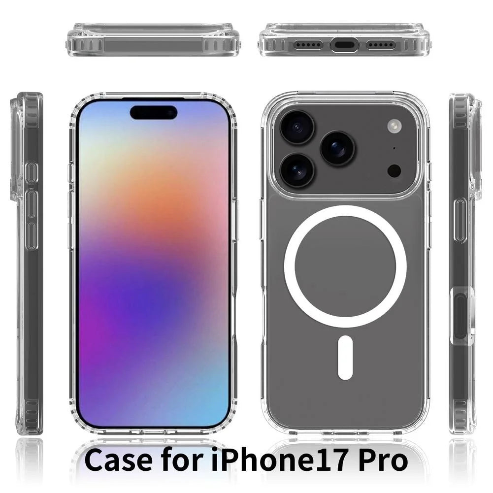 Phone Case Cover for Iphone 17/17 Air/17 Pro/17 Pro Max, Shockproof Dropproof Clear Shell Cover