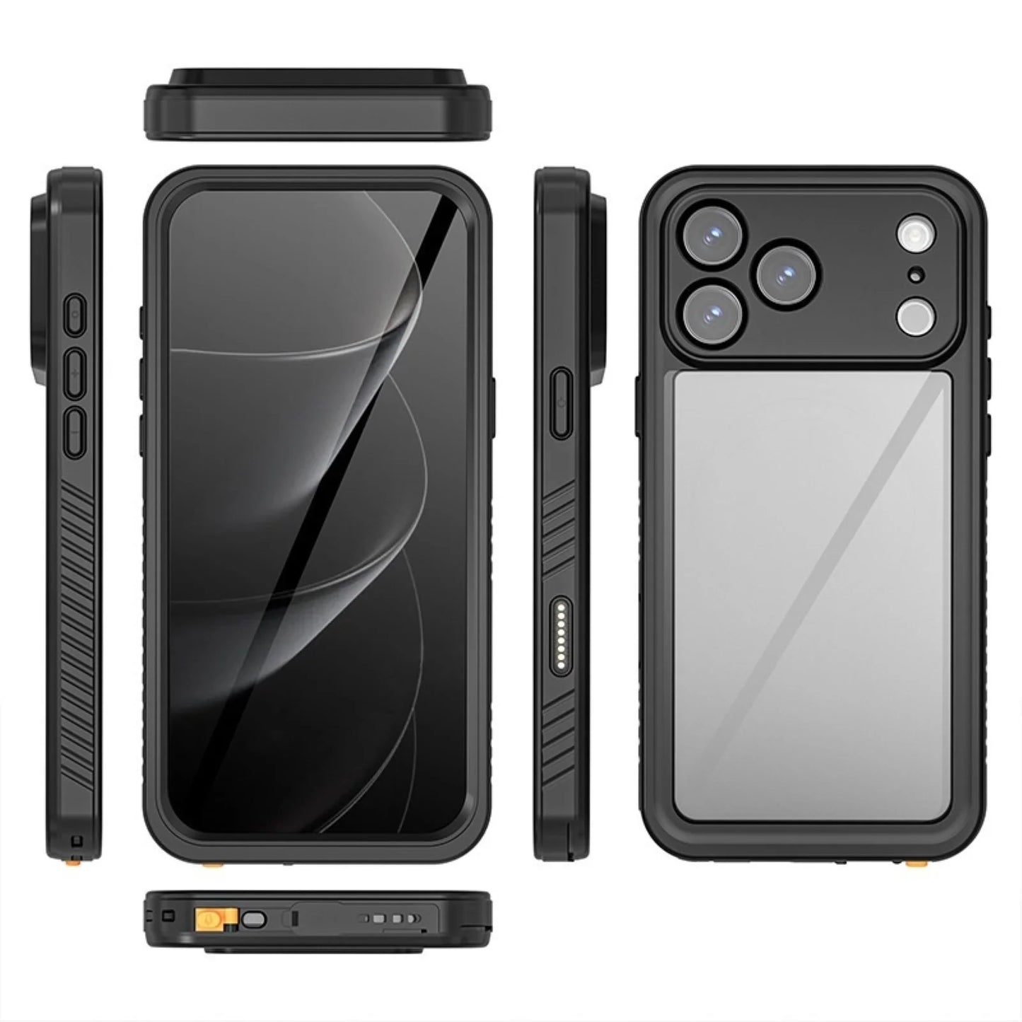 For Iphone 17/17 Air/17 Pro Waterproof Case, Diving & Shockproof Rugged Cover