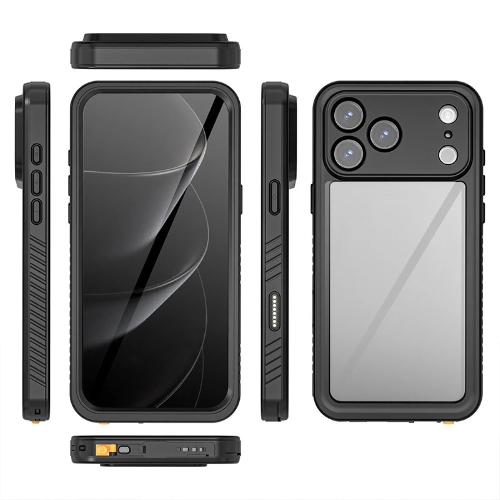 For Iphone 17/17 Air/17 Pro Waterproof Case, Diving & Shockproof Rugged Cover