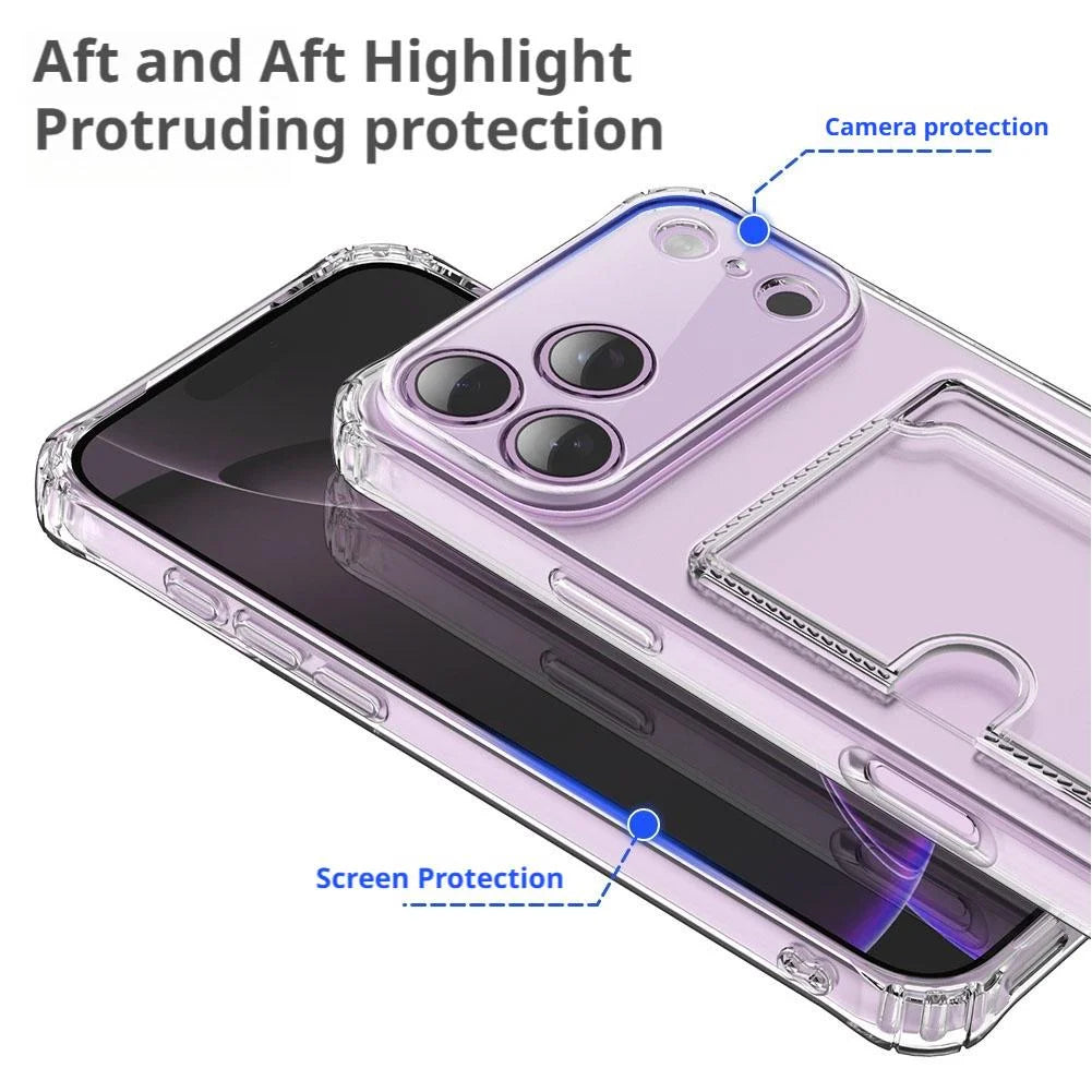 Phone Case Cover for Apple Iphone 17/17 Air/17 Pro/17 Pro Max, Shockproof Dropproof TPU Clear Cover