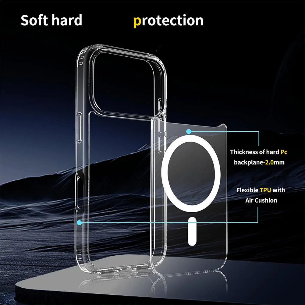 Phone Case Cover for Iphone 17/17 Air/17 Pro/17 Pro Max, Shockproof Dropproof Clear Shell Cover